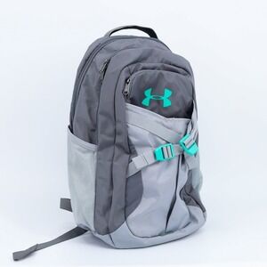 Under Armour UA Recruit Storm 2.0 Backpack Gray Teal 1329814 Laptop Unisex Bag